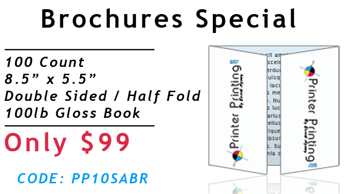 Brochure Printing Special